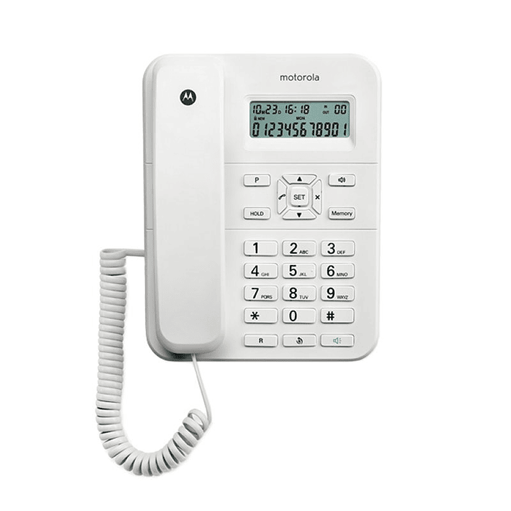 MOTOROLA CT202 Telefono ML ID LCD Blanco 1