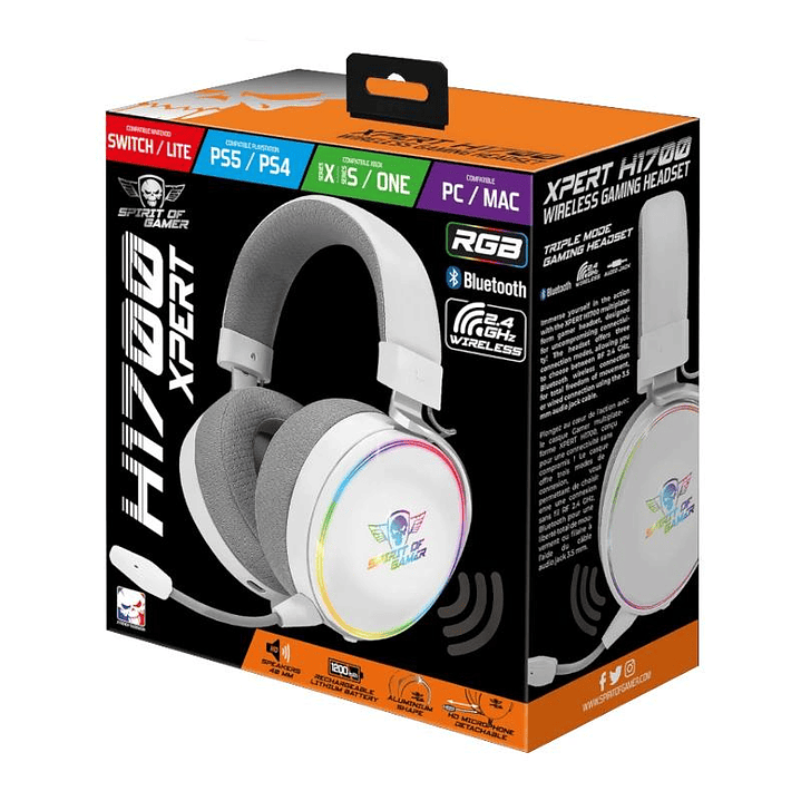 Spirit of Gamer Auricular XPERT H1700 PC/PS5/PS4/S 2