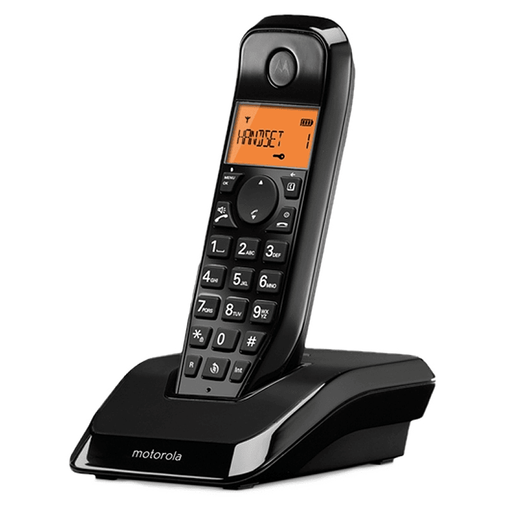 MOTOROLA S1201 Telefono DECT Negro 1