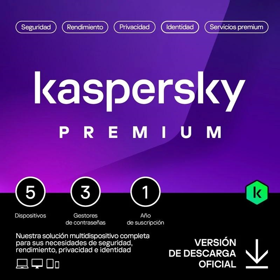 Kaspersky Premium 5L/1A ESD 1