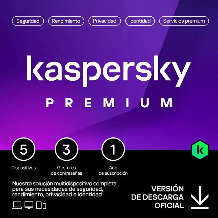 Kaspersky Premium 5L/1A ESD 1
