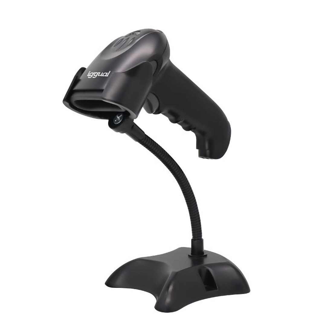 iggual Lector código barras 2D USB gatillo soporte 1