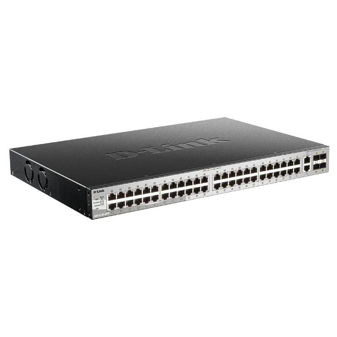 D-Link DGS-3130-54PS/E Switch L3 48xGb PoE 4xSFP+ 2