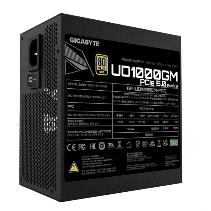 Gigabyte Fuente Alimentación GP-UD1000GM PG5 3