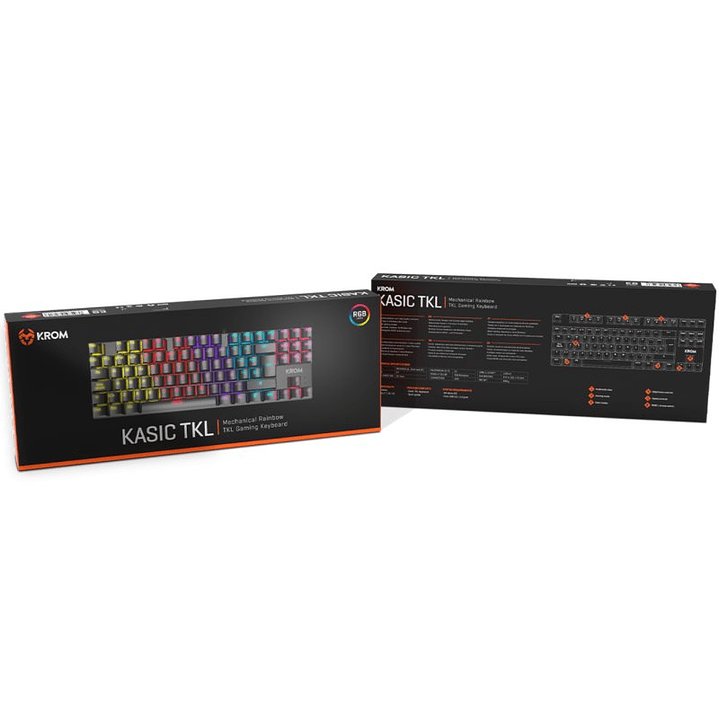 KROM Teclado Gaming NXKROMKASICTKL  TKL RAINBOW 4