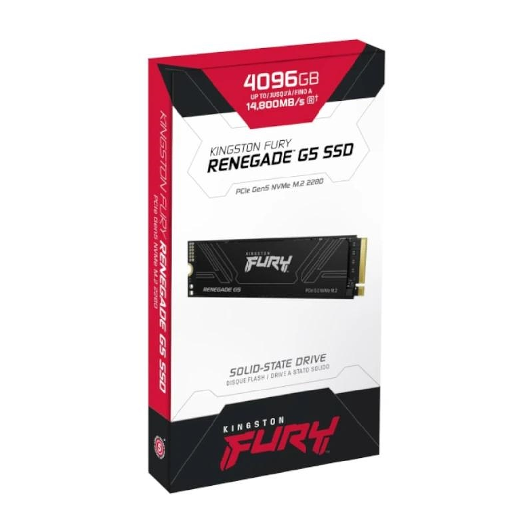 Kingston Fury Renegade G5 SSD 4TB PCIe5.0 14200M-s 1
