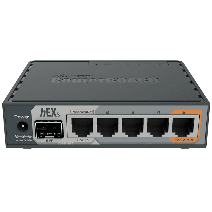 MikroTik RB760iGS hEX S Router 5xGB 1xSFP L4 1
