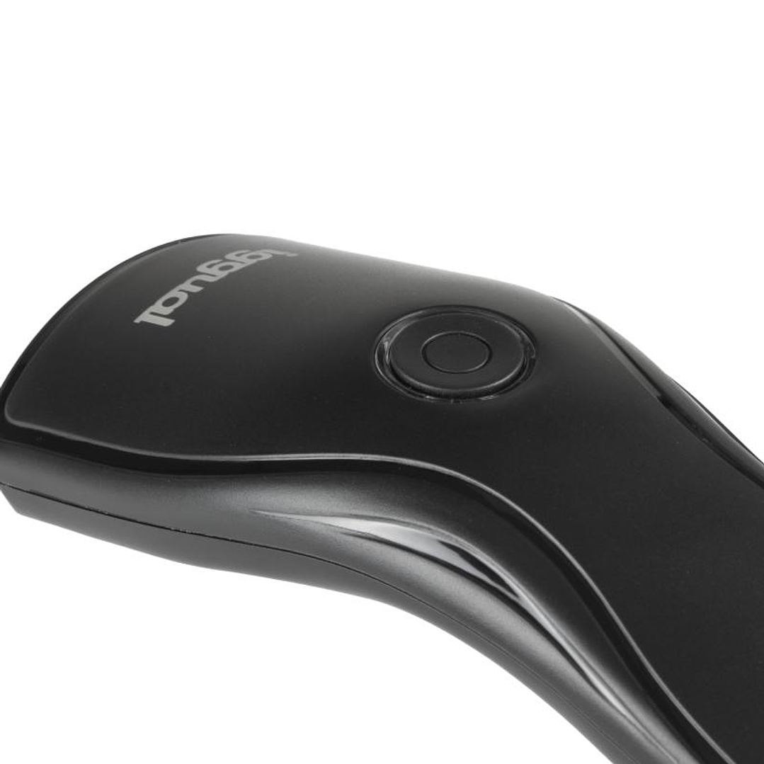 iggual Lector código barras 2D USB botón soporte 3