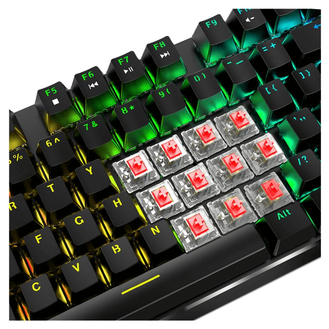 HIDITEC Teclado Gaming GK400 mecanico 3