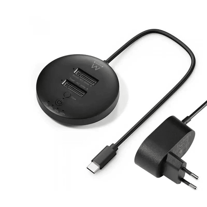 EWENT EW7078 clonador USB3.2, doble bahía SSD 1