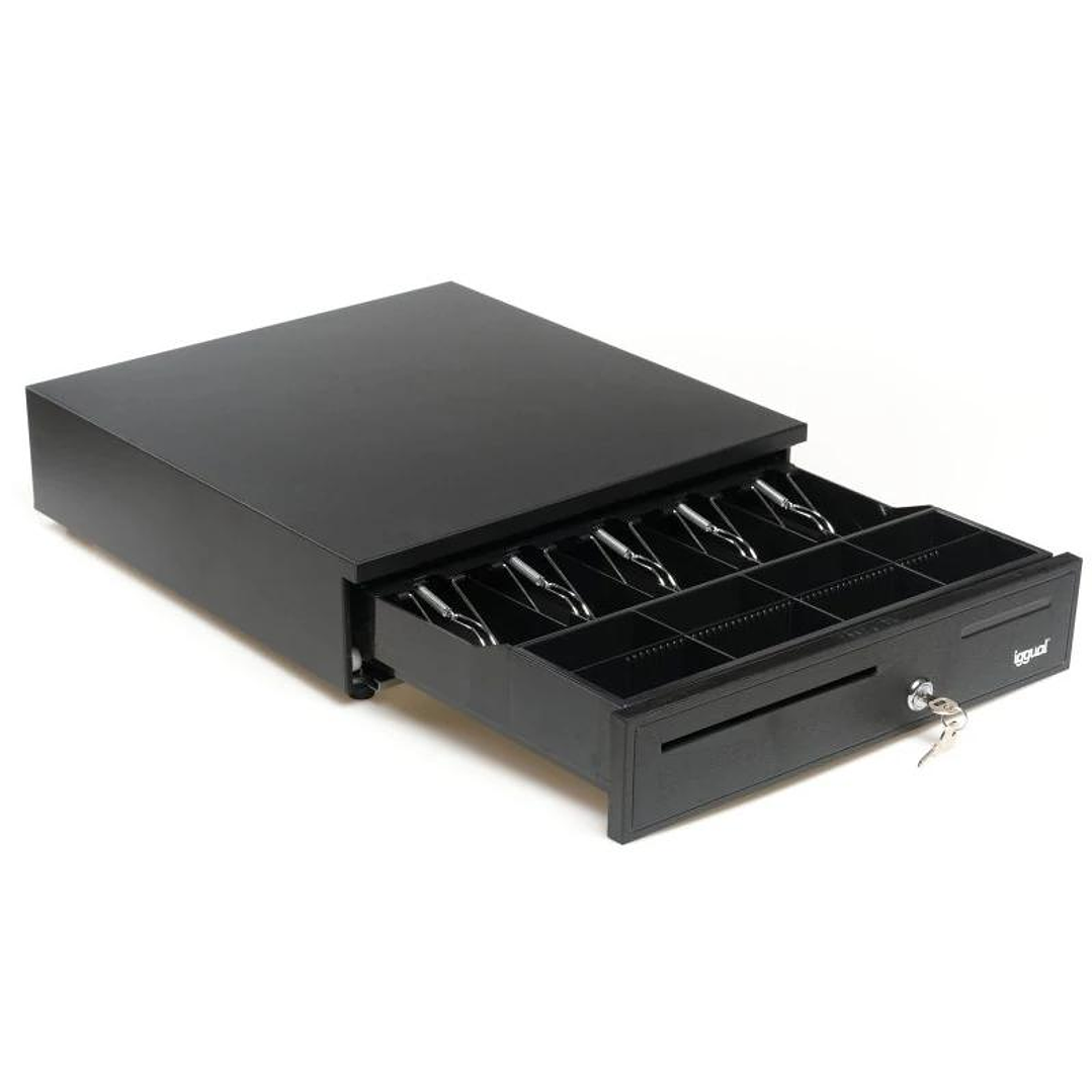 iggual Cajón Portamonedas IRON-50 42cm 5+8 negro 4