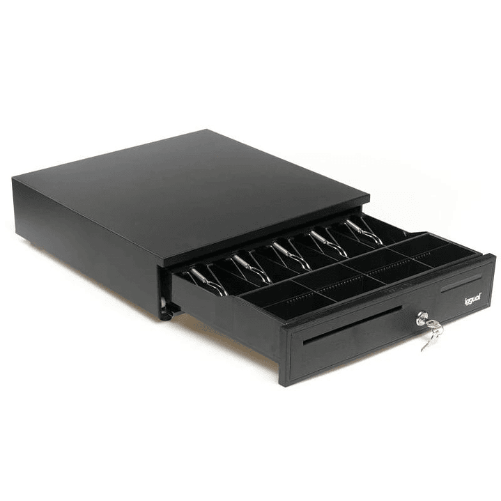 iggual Cajón Portamonedas IRON-50 42cm 5+8 negro 4