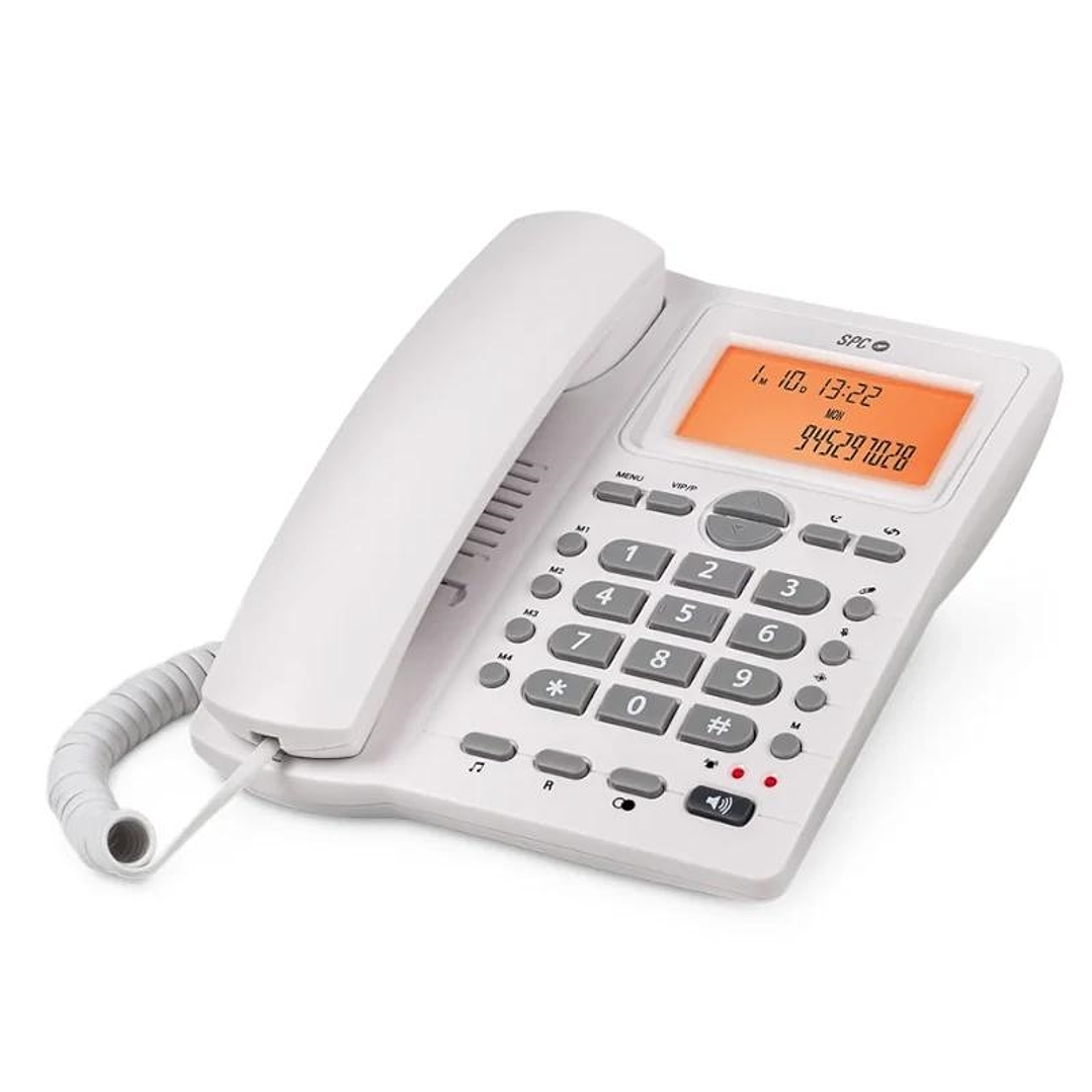 SPC 3612B Telefono OFFICE ID 2 LCD Blanco 1