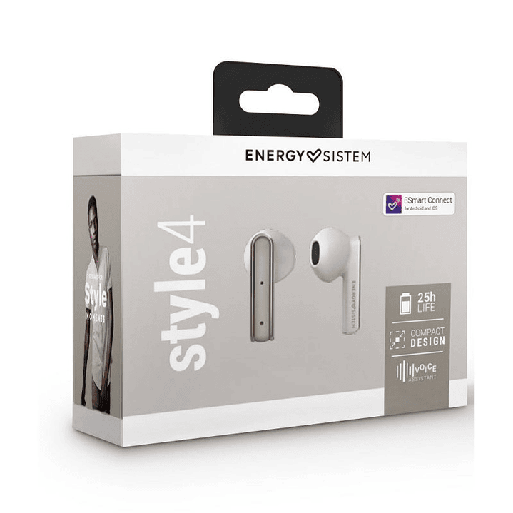 Energy Sistem Auriculares TW Style 4 Cream 4