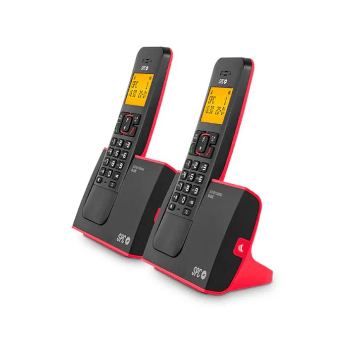 SPC 7292RC2 Telefono DECT BLADE ID AG50 Rojo Duo 2
