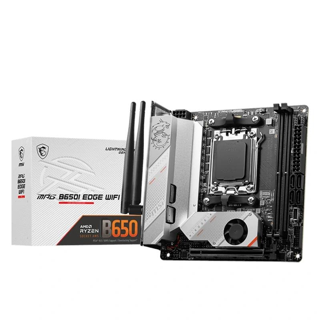 MSI Placa Base MPG B650I EDGE WIFI mITX AM5 1