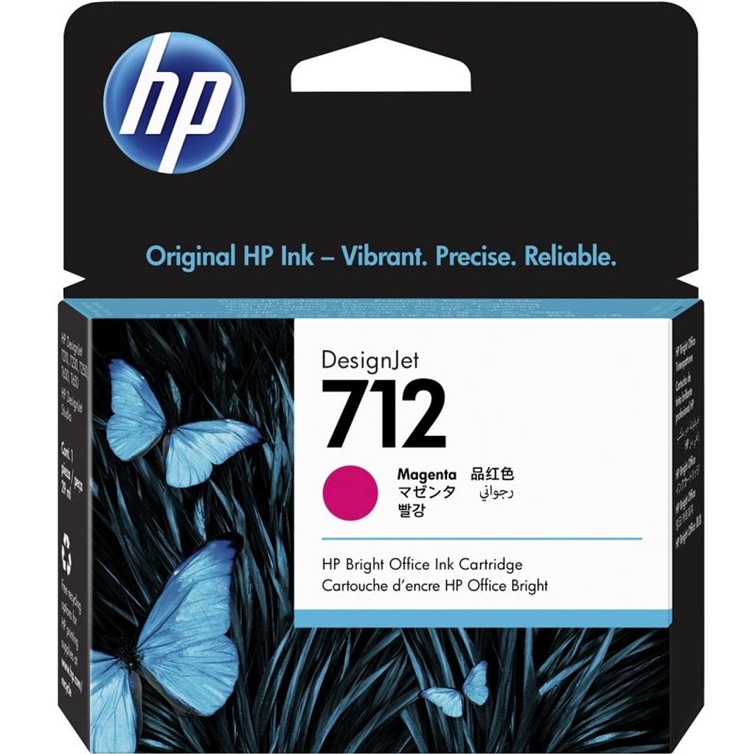 HP Cartucho 712 Magenta 1