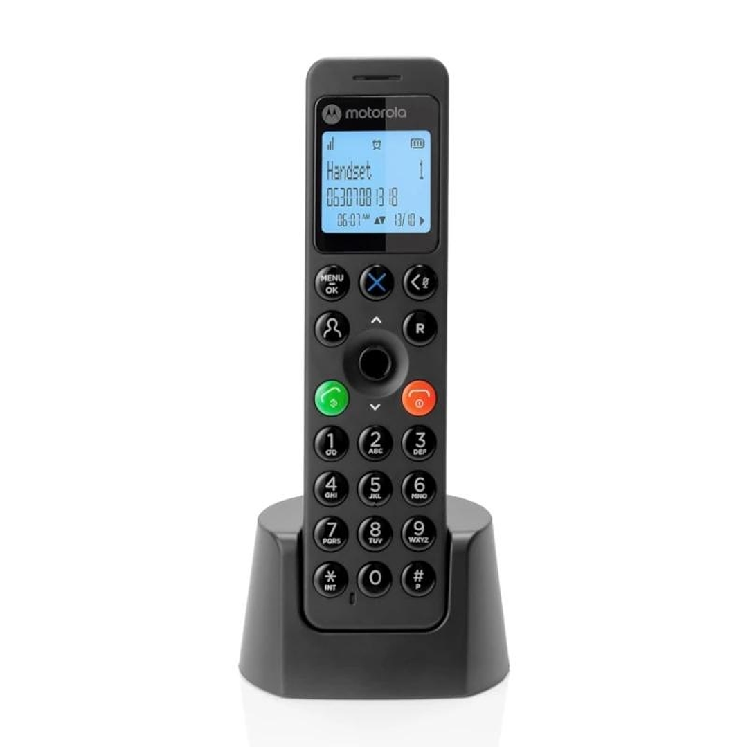 MOTOROLA DOT201 teléfono DECT Negro 1