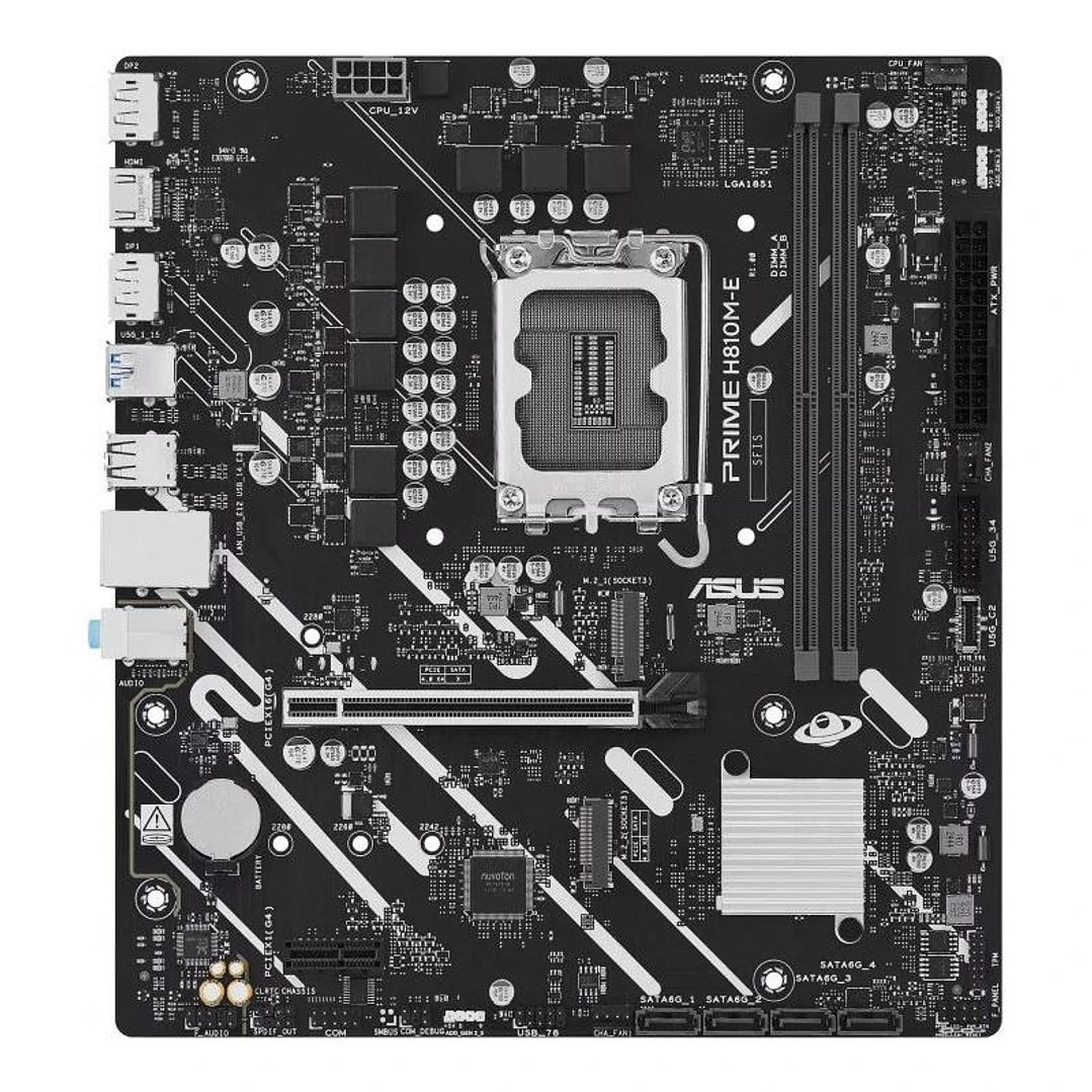 ASUS PLACA BASE PRIME H810M-E CSM mATX 1851 2