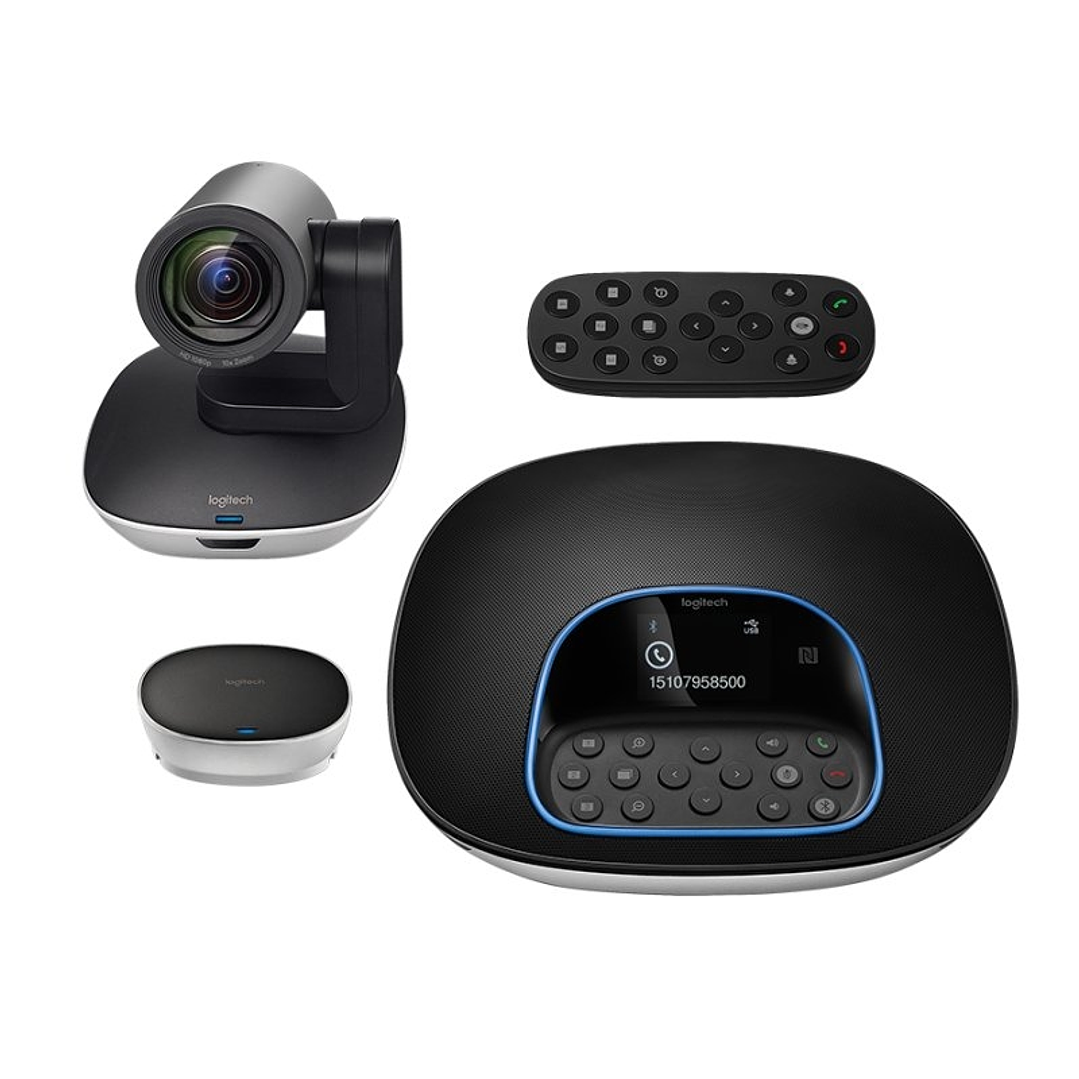 Logitech Equipo videoconf Full HD 4Mic+altavoz 1