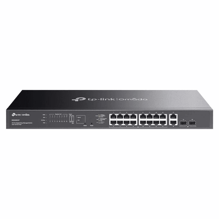 TP-Link ES220GMP Switch 16xG PoE+ 2xG 2xSFP 250W 1