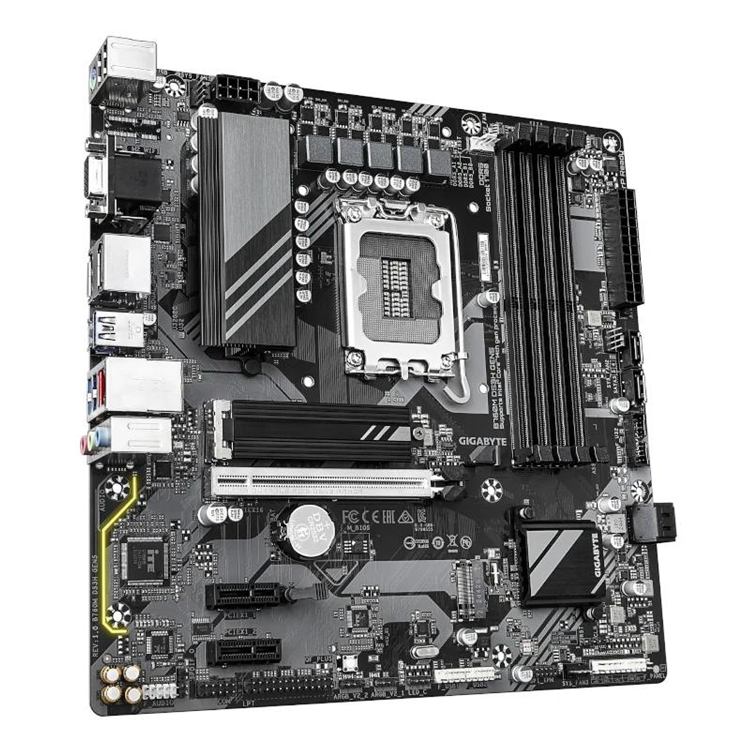 Gigabyte Placa Base B760M DS3H GEN5  mATX LGA1700 3