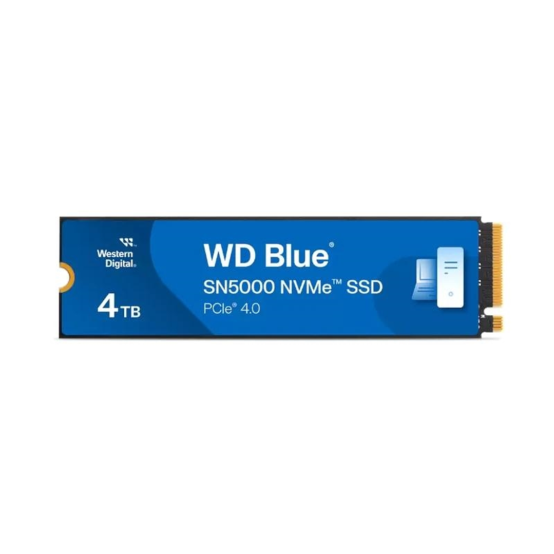 WD Blue SN5000 WDS400T4B0E SSD 4TB NVMe Gen4 1