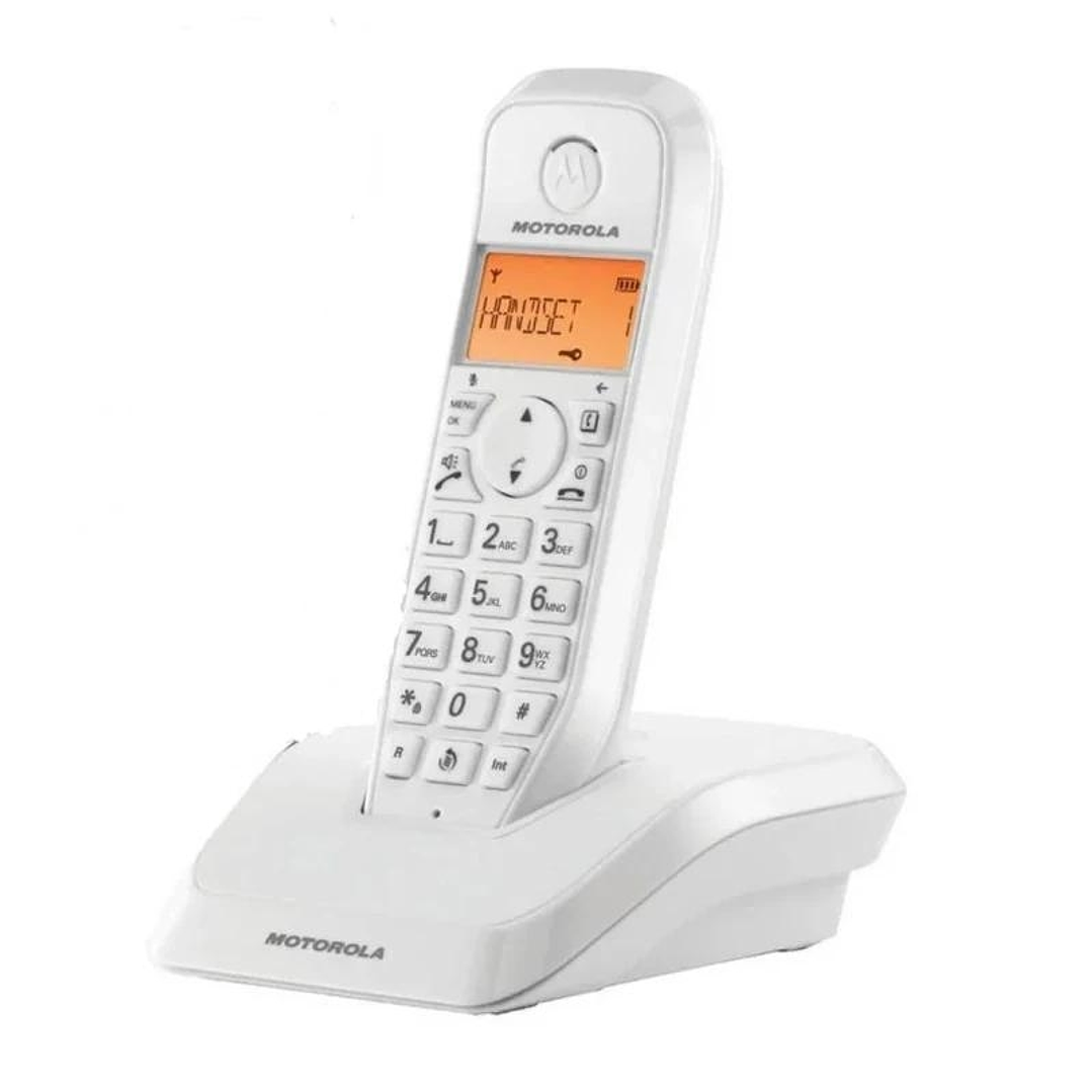 MOTOROLA S1201 Telefono DECT Blanco 1
