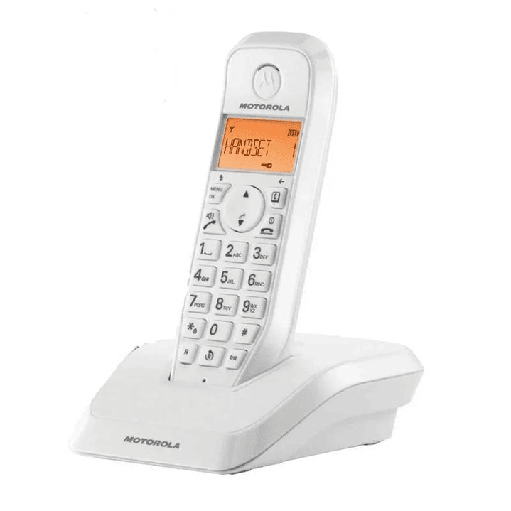 MOTOROLA S1201 Telefono DECT Blanco 1
