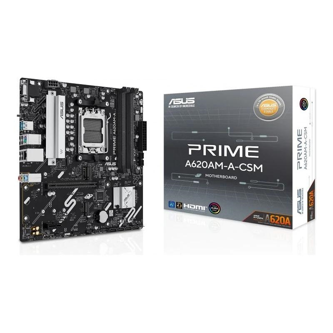 ASUS Placa Base PRIME A620AM-A-CSM mATX AM5 1