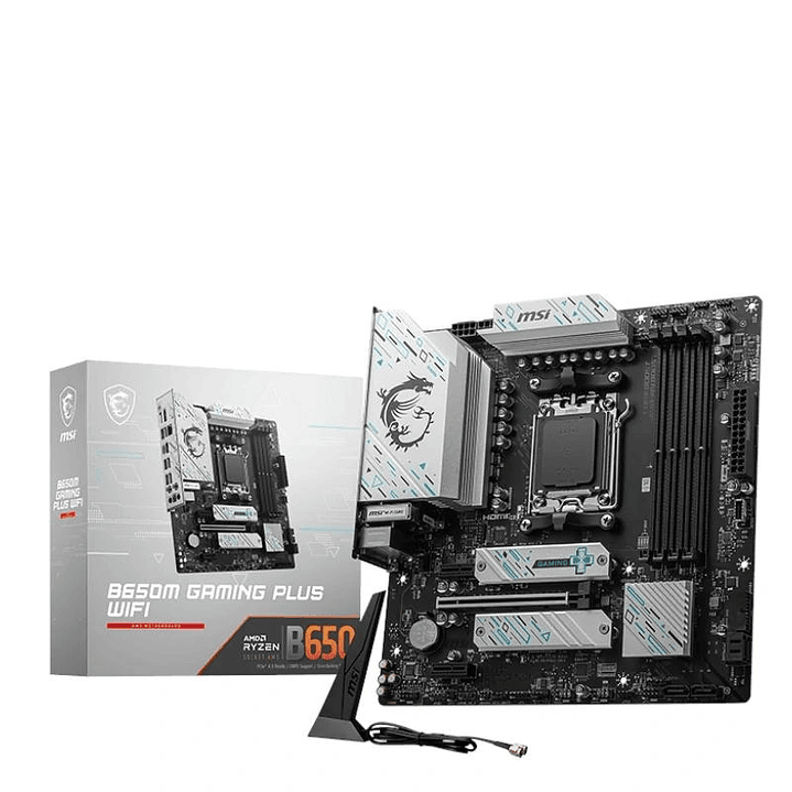 MSI Placa Base B650M GAMING PLUS WIFI mATX AM5 1