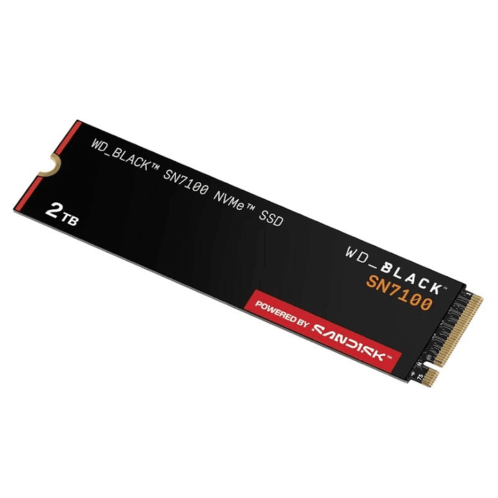 WD Black SN7100 SSD 2TB PCIe Gen4x4 7250MB-s 1