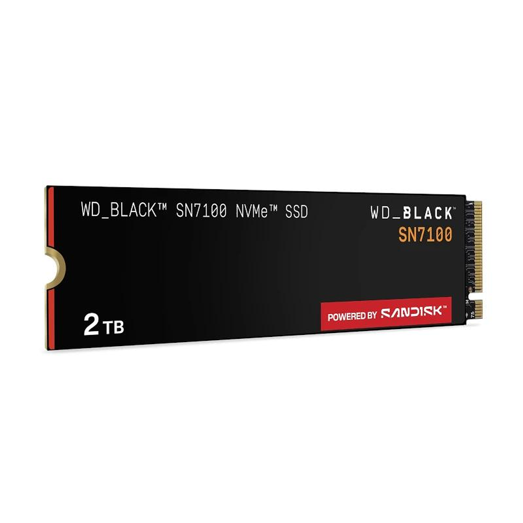 WD Black SN7100 SSD 2TB PCIe Gen4x4 7250MB-s 2