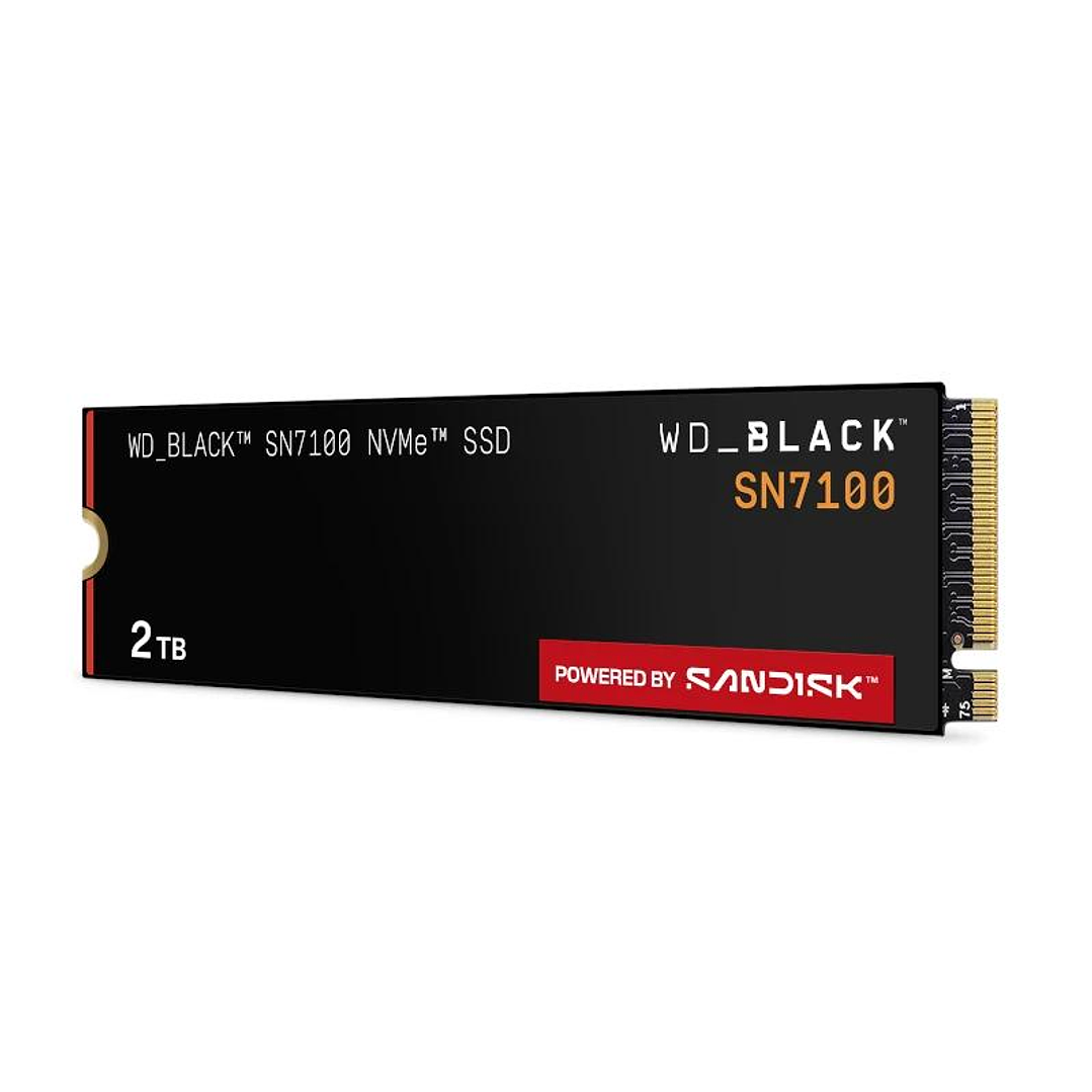 WD Black SN7100 SSD 2TB PCIe Gen4x4 7250MB-s 4