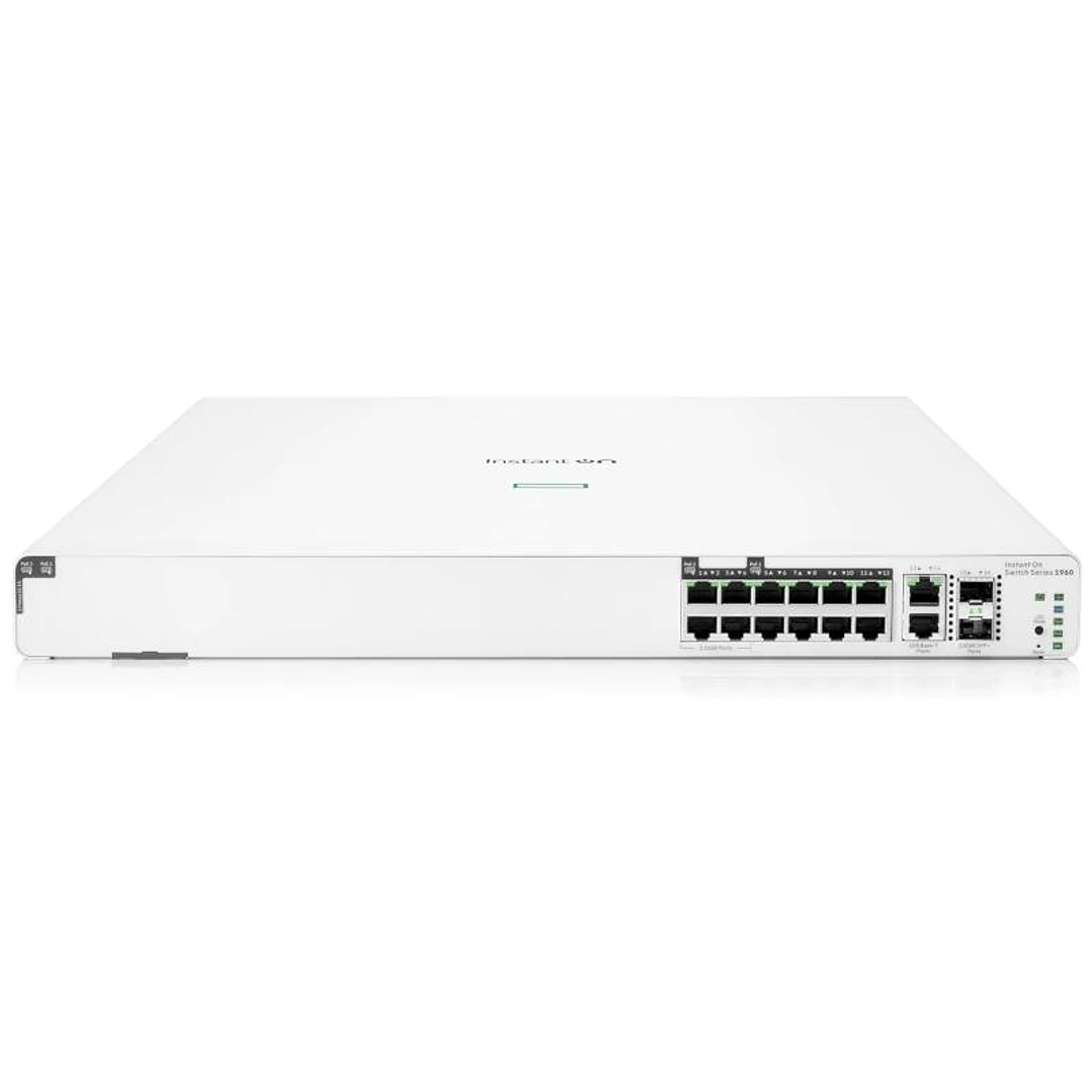 HPE NW IOn 1960 Switch 8xG PoE 2x10G SFP+ 480W 2
