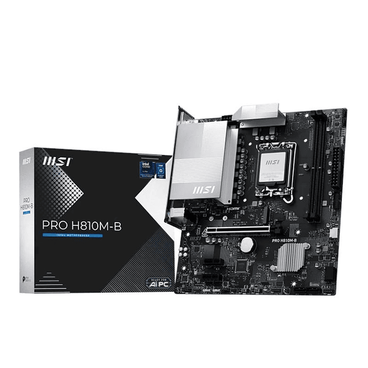 MSI Placa Base PRO H810M-B DDR5 mATX LGA1851 1
