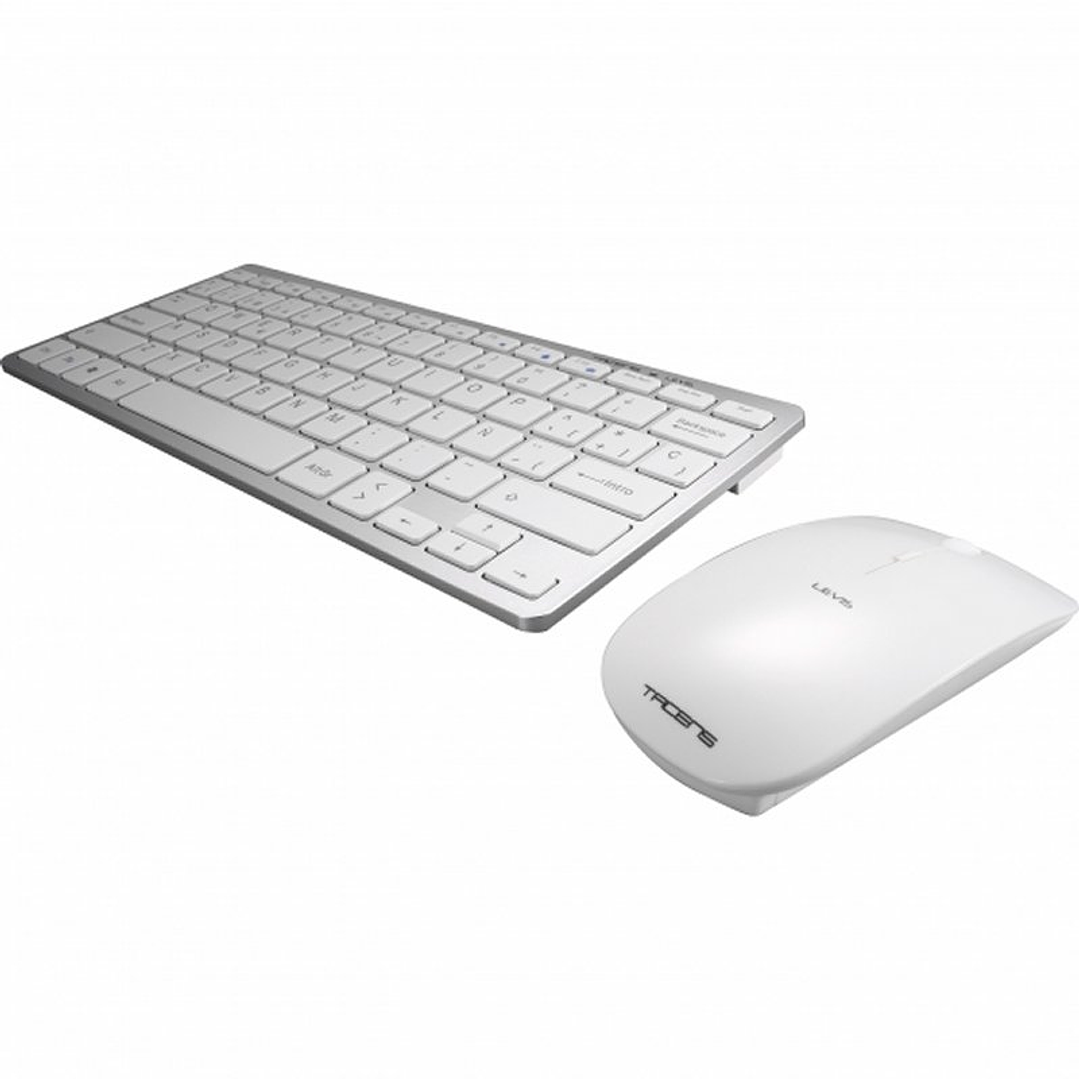 Tacens Levis Teclado+Ratón Inalámbrico Blanco Ultr 1