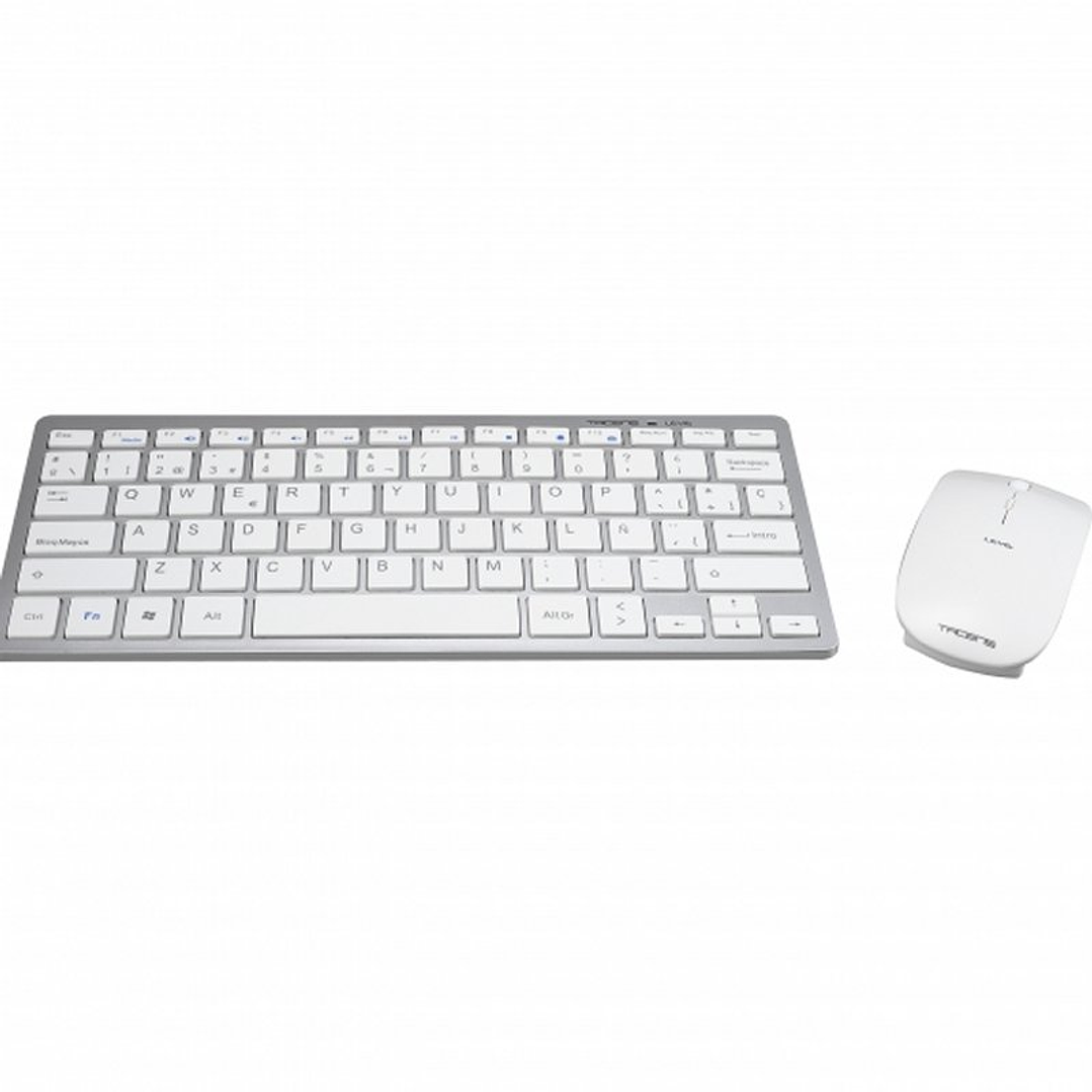 Tacens Levis Teclado+Ratón Inalámbrico Blanco Ultr 2
