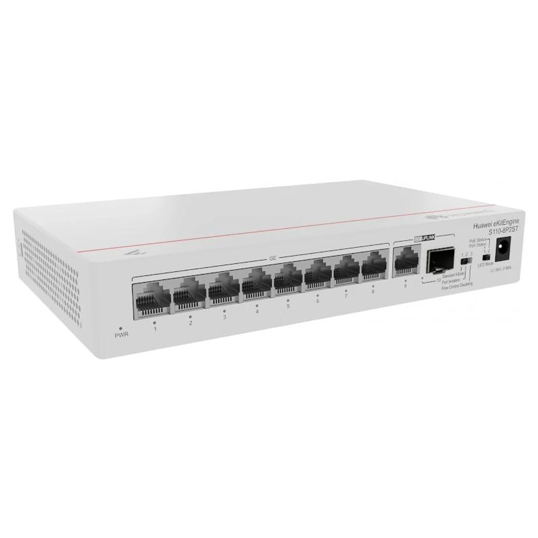 Huawei S110-8P2ST Switch 8xGE PoE+ 1xGE SFP 3