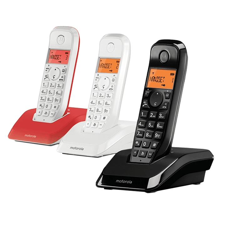 MOTOROLA S1203 Telefono DECT TRIO Colores 1