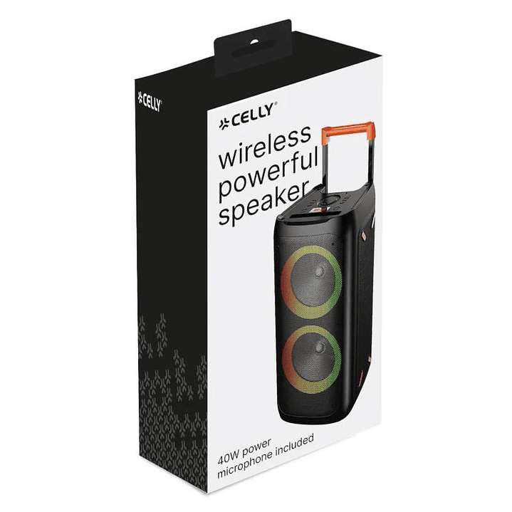 Celly Altavoz Trolley Partyspeakerbk Rgb 3