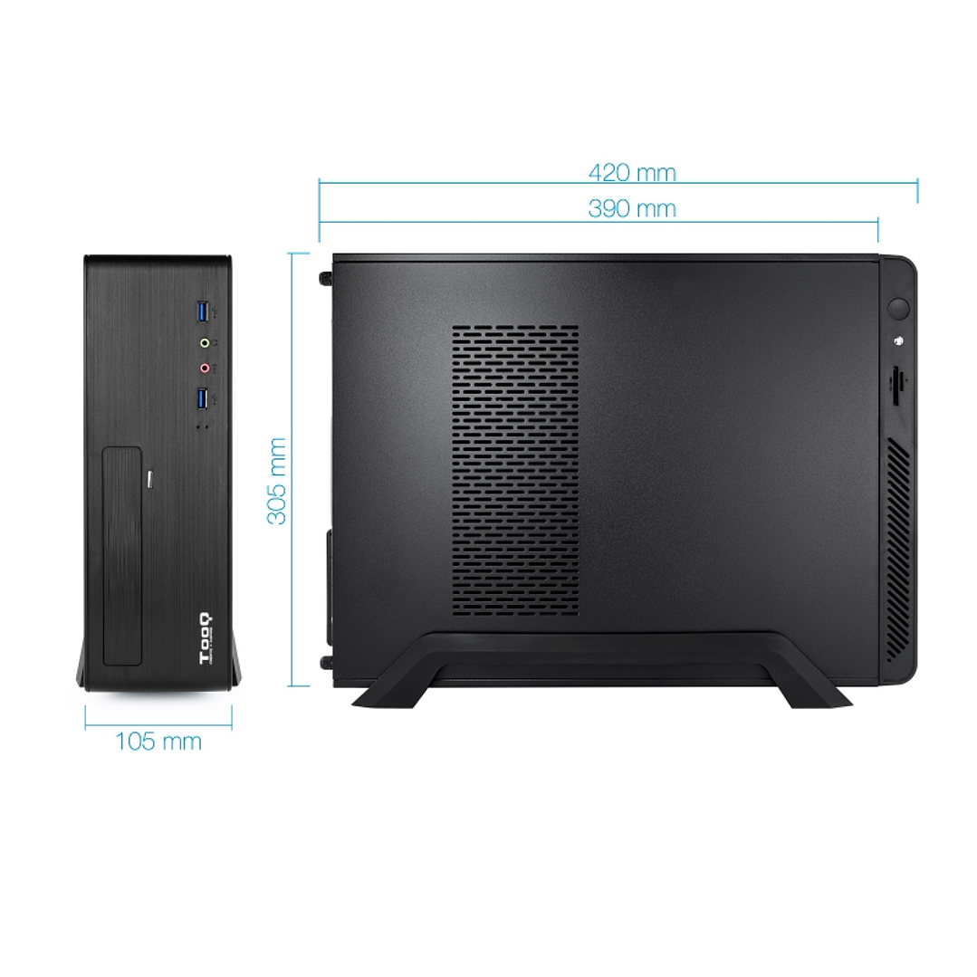 Tooq Caja Micro ATX/ITX TQC-3006DU3C 500W USB3.0 2