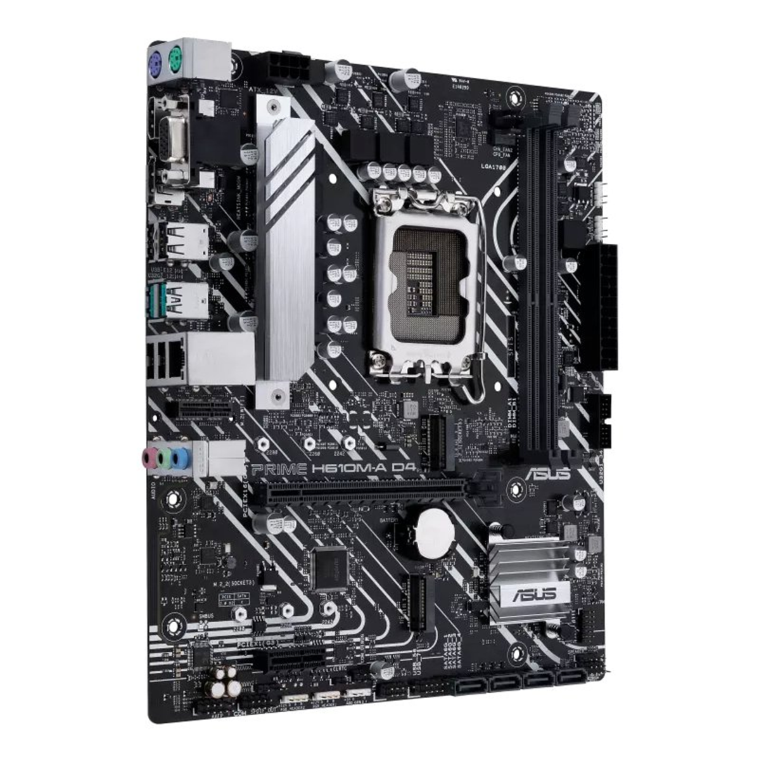 ASUS Placa Base PRIME H610M-A CSM D4  mATX 1700 2