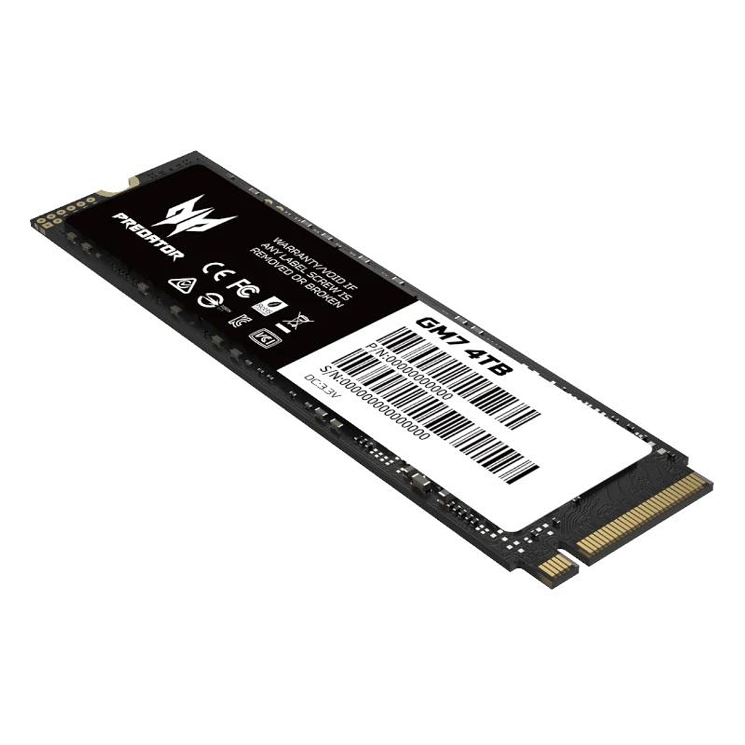 ACER PREDATOR SSD GM7 4Tb M.2 NVMe PCIe Gen 4x4 4