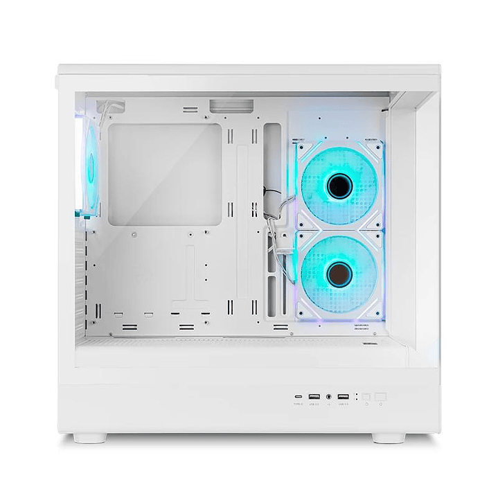 NOX Semitorre HUMMER SIGNAL Frameless ARGB Blanco 2