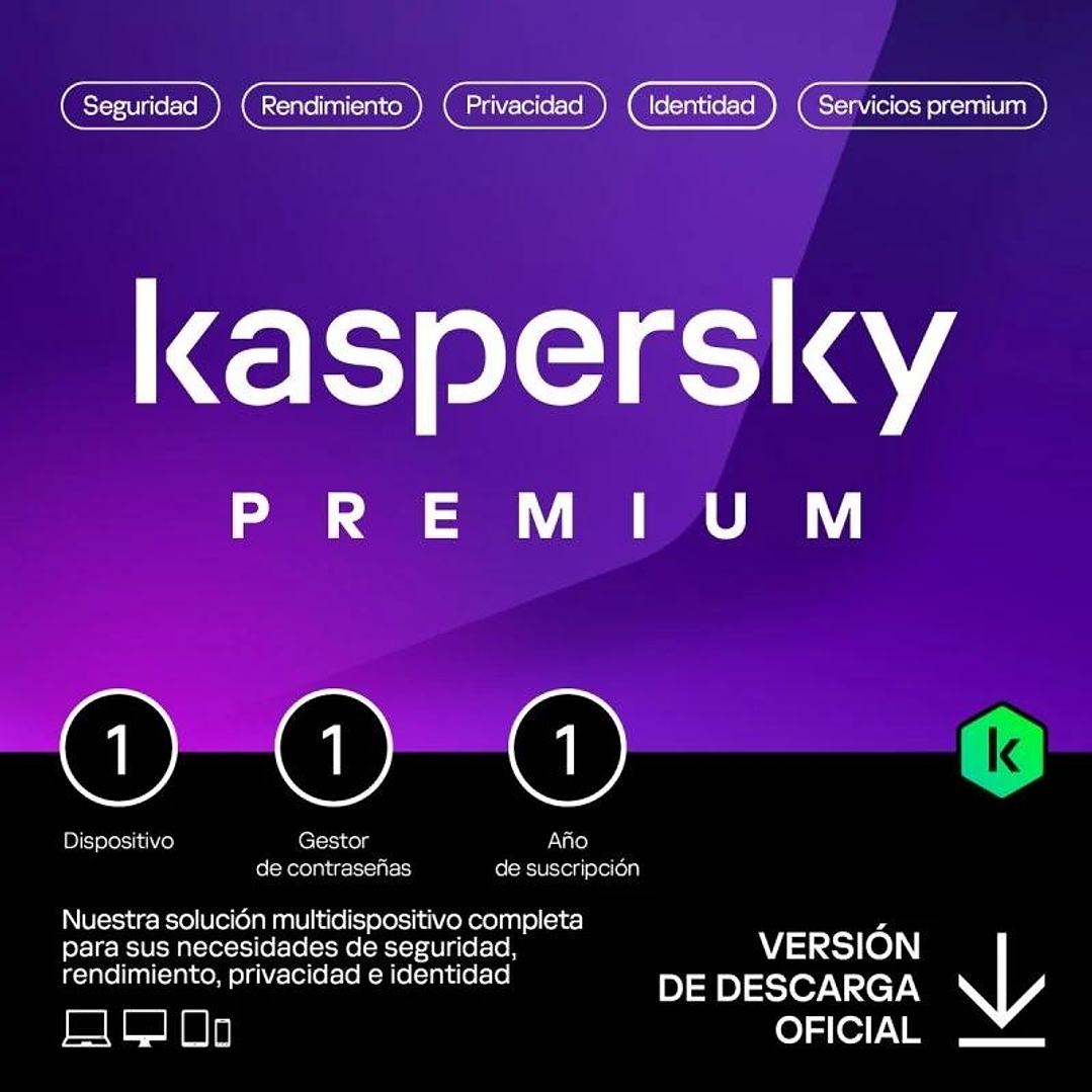 Kaspersky Premium 1L/1A ESD 1