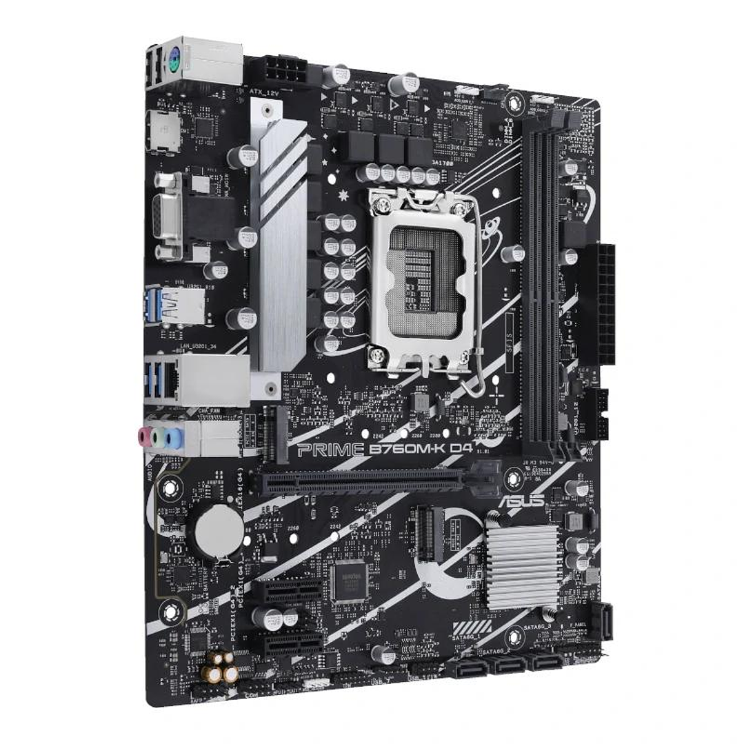 ASUS Placa Base PRIME B760M-K D4 mATX 1700 2