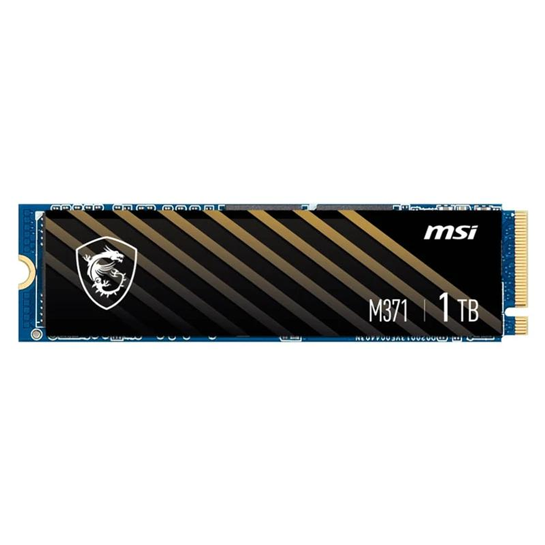 MSI SSD Spatium M371 1Tb PCIe 3.0 NVMe 2350 Mb-s 2