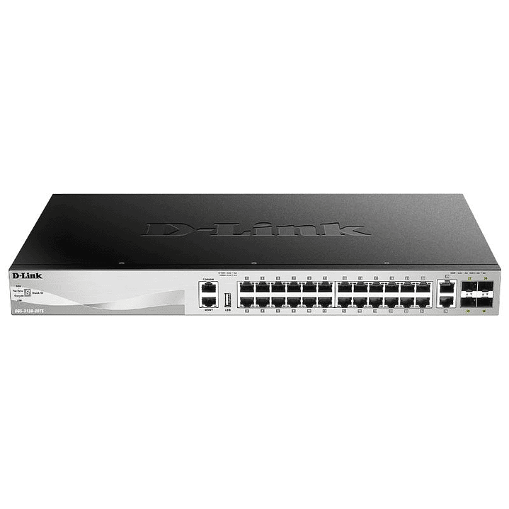 D-Link DGS-3130-30S/E Switch L3 24xSFP 4xSFP+ 2x 1