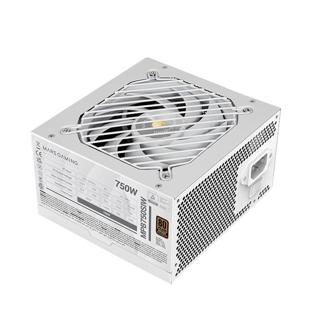 MARS GAMING PSU 750W,DC-DC & SMD TECH,7A GARANTÍA 1